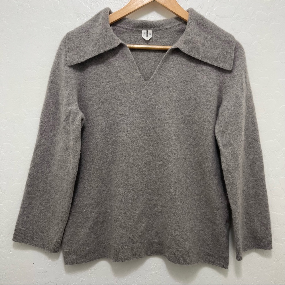 Arket Polo Collar Cashmere Jumper Sweater Sz S